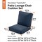 Classic Accessories Montlake FadeSafe Patio Lounge Chair Cushion Set, 25 x 47 Inch, Heather Indigo 62-102-015503-SET - alternate 14